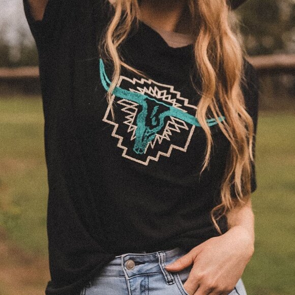 THE SANTA FE GRAPHIC TEE SHIRT DESIGNED BY 2FLYCO. NEW IN PACKAGE - Picture 2 of 9